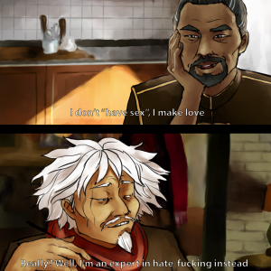 The Artist and the Goat by Raff